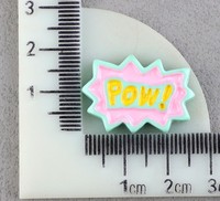 Mignon Flatback DIY Résine Accessoires Bulle Anglais Lettre Modèle pour Téléphone Cas Chaussures Épingle À Cheveux Résine Décor Charme Bulle Anglais