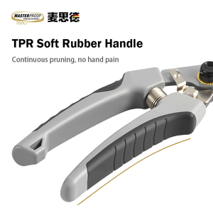 Hochfeste Industriequalität Edelstahl-Bypass-Gartenschere Verchromter Kunststoffgriff mit Schutzhülle - Product Image 5