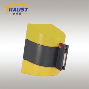 Sangles de bande de barrière de ceinture rétractable de sécurité magnétique fixée au mur Traust Allée ne pas entrer dans la barrière de contrôle des foules - Product Image 6