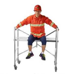 Chine Usine directe haute qualité en alliage d'aluminium léger et <span class=keywords><strong>plateau</strong></span> à outils d'échafaudage en fer cadre de matériaux de construction extérieur OEM - Product Image 1