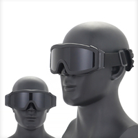 Lunettes de Motocross Tactique Lunettes 3 Lentilles Extérieur CS Lunettes Anti Impact Lunettes Ensemble