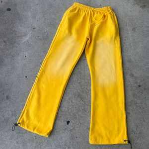 Pantalones Deportivos Personalizados para Hombre, 100% Algodón, 350 g/m², Negros, Fabricante de Pantalones Deportivos de Peso Pesado - Product Image 3
