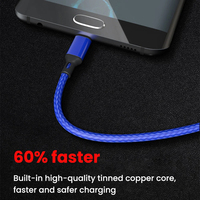 Cable USB corto portátil de 25cm tipo C/Micro, transferencia de datos de carga rápida para iPhone 15 para Xiaomi para Huawei para teléfono móvil Samsung
