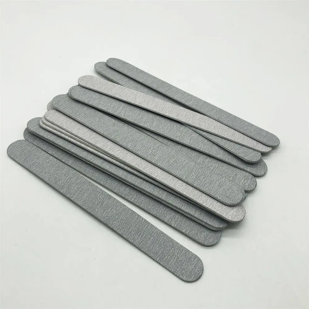 Straight Round Nail File Professional Nail Salon Tools Wholesale 80 100 180 240 Thin Emery Board Nail Files