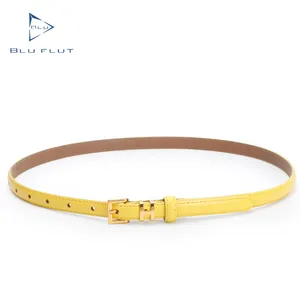 Guangzhou Jiaye spot best-selling ladies slender alloy buckle leather waistband jeans simple belt