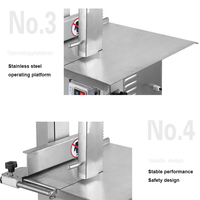 QD MECH Mini machine à découper la viande et les os à domicile, petite scie à os électrique, trancheuse à viande, machine à découper la viande 3Kw, scie à os