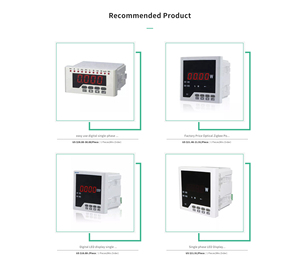 Цифровой амперметр 96*96 мм RM-AA31 с ЖК-дисплеем, однофазный измеритель тока - Product Image 5