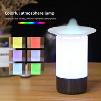 Diffuseur d'aromathérapie portable pour bureau, mini humidificateur USB silencieux, nouveau produit transfrontalier, humidificateur de voiture coloré à grain de bois