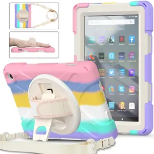 Rubber Cases Silicone Child Proof Tablet Case Cover For Kindle Fire 7 inch 12th generation 2022 Case
