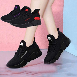 Soldes d'usine : Nouvelles chaussures décontractées et confortables pour femmes, style mode, pour l'extérieur, en tissu, à semelle épaisse, baskets de <span class=keywords><strong>sport</strong></span> - Product Image 3