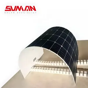 नया उत्पाद लचीला सौर पैनल 100W 430W 520W सनमैन उच्च गुणवत्ता मोनो सौर लचीला पैनल