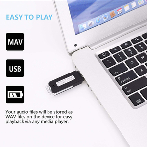 Enregistreur vocal numérique <span class=keywords><strong>Dictaphone</strong></span> Audio Pen Recorder Mini USB Recording Professional WAV Portable Noise Reduction <span class=keywords><strong>Video</strong></span> PQ131 - Product Image 5