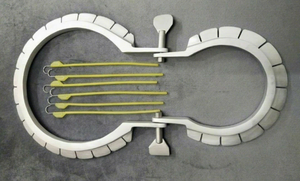 Système d'anneaux rétractables manuels en acier inoxydable de type Lone Star de BISONS Wholesale, comprenant 10 rétracteurs élastiques gratuits - Product Image 1