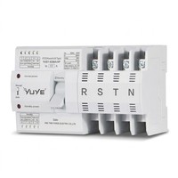 YUYE 63A 2P 4P AC400V Commutateur de transfert automatique domestique ATS pour boîtier de distribution solaire photovoltaïque CE CCC OEM