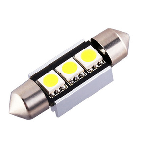 Luz LED para techo de coche, decodificador CNABus, doble punto 5050 3SMD 36mm, luz de lectura, luz de matrícula. - Product Image 1