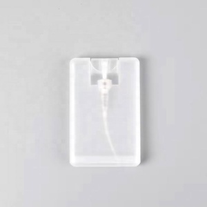 Wholesale 20 ml White Black Transparent <b>Plastic</b> Credit Card Flat <b>Pocket</b> Perfume Spray Bottle - Product Image 4