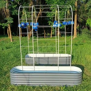 Factory Wholesale Price Garden Coated Steel <b>Trellis</b> for Plant Growing Support Climbing U Arched - Product Image 3