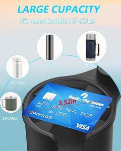 Cup Holder Phone Mount OEM Custom Logo, 2-in-1 Anti-Slip 360&deg; Ball Joint, Private Label Custom Packaging for Your Brand - Product Image 6