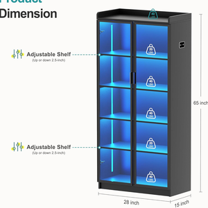 Новинка: Экологичная водонепроницаемая современная квадратная витрина для хранения игрушек, фигурок и кукол (OEM-сервис) - Product Image 2