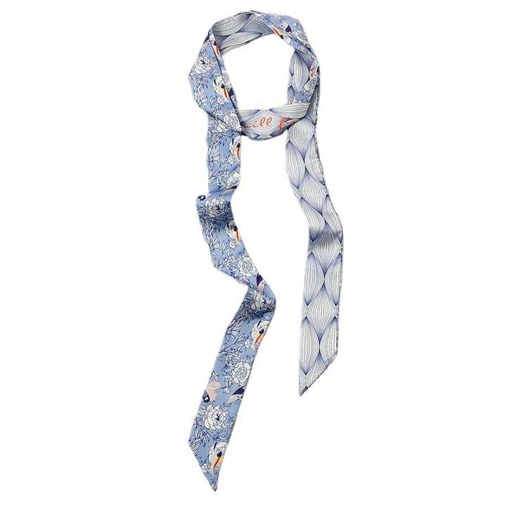 French Elegant Women's 2m Long Korean-Style Hair Belt All-Match Decorative Ribbon Tie Fashionable Summer Accessory Polyester
