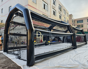 Không khí thương mại niêm phong Inflatable đánh trạm bóng chày quần vợt Golf phạm vi Inflatable batting lồng rùa <span class=keywords><strong>backstop</strong></span> HDPE Net - Product Image 3