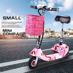 Trottinette électrique 800W avec moteur sans balais, pliable et portable, pour femmes, deux roues, avec panier, design compact - Product Image 1