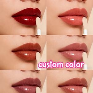 Baume à lèvres liquide hydratant vitaminé, teinte transparente marron, cadeau fruité, gloss repulpant, végétalien, bio, rose, huile à lèvres changeante de couleur selon le pH - Product Image 6