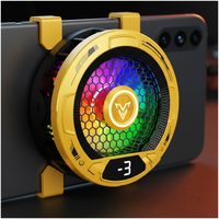 Support de téléphone magnétique flexible avec refroidissement pour gaming, support radial en alliage pour bureau