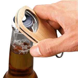 Porte-clés décapsuleurs en bois vierges gravables, pour la maison, la cuisine, les fêtes, les loisirs créatifs, décapsuleurs de vin, logo personnalisé - Product Image 3