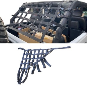 Red de protección de malla para techo convertible de coche, para JK Wrangler 2007-2017, kit de carrocería, accesorios para coche - Product Image 1