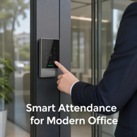 Clavier de contrôle d'accès WiFi intelligent extérieur IP67 étanche avec système de verrouillage de porte, suivi des présences, déverrouillage par carte RFID, code et application