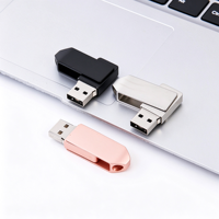 Clé USB professionnelle haut de gamme USB 2.0 avec logo personnalisé pour réunions clients, cadeau d'entreprise