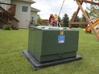 Transformateur monophasé monté sur socle 25 kVA 100 kVA 37,5 kVA 50 kVA 167 kVA 250 kVA 7200 V 120 V