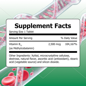Most popular Methyl B12 Chewable Tablets <b>Supplement</b> Support Cellular Energy Production Dietary <b>Supplement</b> for Adult - Product Image 2