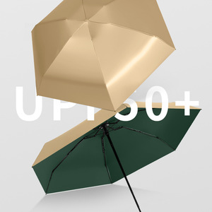 <span class=keywords><strong>Parapluie</strong></span> compact en polyester léger et portable à 5 plis, <span class=keywords><strong>mini</strong></span> format de poche, cadeau d'affaires, manuel contemporain et tendance - Product Image 2