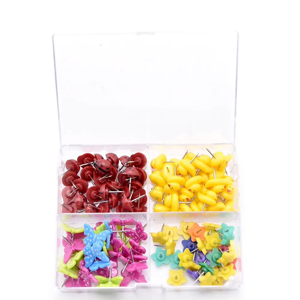 Wholesale Safety Colorful Sets Push Pins For Office Supplies