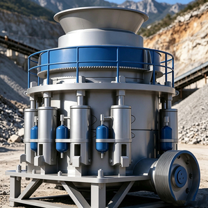 Équipement de concassage multi-cylindres à cône pour minerai de cuivre et <span class=keywords><strong>calcaire</strong></span>, faible teneur en aiguilles, matériaux de construction pour l'exportation - Product Image 1