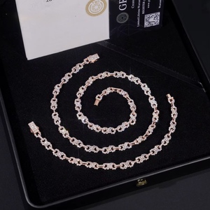 Custom Moissanite Bracelet Luxury Iced Out 925 Sterling <b>Silver</b> Hip Hop Stylish Diamond Chain <b>for</b> <b>Men</b> and Women - Product Image 6