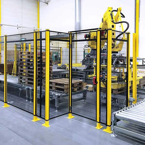 Valla Robótica 3D con Estructura de Acero, Aluminio y Madera, Ecológica y Duradera, Panel de Red de Seguridad para Aislamiento de Talleres, Postes de Valla para el Hogar, Puerta de Entrada - Product Image 6