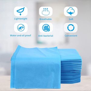 Drap de lit Non tissé <span class=keywords><strong>jetable</strong></span> bleu/blanc/rose, rouleau de drap de lit chirurgical - Product Image 4