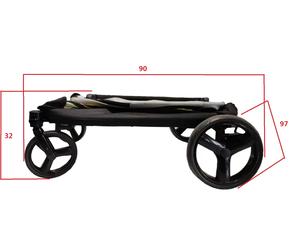 डोज d805 पर्यावरण के अनुकूल लोहा बड़ा चार पहिया कुत्ते हैंडकार्ट प्रीमियम पालतू उत्पाद - Product Image 5