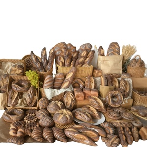 15inch Plastic Eco-Friendly Bread Model <b>Baking</b> Kitchen <b>Equipment</b> Display Props Smoked Toast Bakery Exhibition Series Cute - Product Image 1