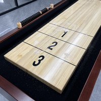 Table de shuffleboard de compétition professionnelle de 12 pieds |   Bois de bouleau massif avec finition peinte