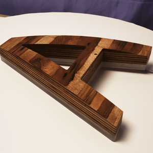 定制标志3D发光字母金属木材霓虹灯光源商业公司广告店正面标志 - Product Image 5