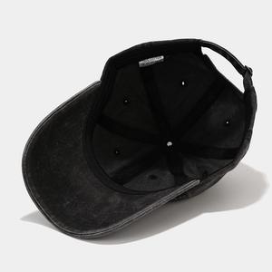 หมวกเบสบอลผ้าฝ้ายสไตล์อเมริกันย้อนยุคมินิมอลปรับได้สำหรับทุกเพศอุปกรณ์เสริมโดมอเนกประสงค์กลางแจ้ง - Product Image 6