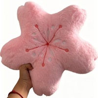 Maßgefertigte Großhandels-Kirschblüten-Kissen mit Exquisiter Stickerei Gefüllt mit Weicher PP-Baumwolle Blumen-Puppe Sofa-Dekorationen Geschenke