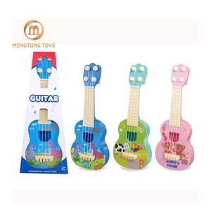 Guitares Simulées à Quatre Cordes en Forme d'Animaux <span class=keywords><strong>de</strong></span> Dessin Animé, Jouets Musicaux Éducatifs Classiques et Amusants pour Enfants - Product Image 1