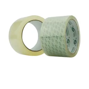 Fabriek Productie Zelfklevende Custom Tape Plastic Bopp China Verpakkingstape Jumbo Roll Transparant Doorzichtig Opp Verpakkingstape