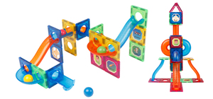 102 Uds. Juguetes de inteligencia para niños, bloques de construcción magnéticos 3D para niños, baldosas magnéticas de mármol, juguete - Product Image 6