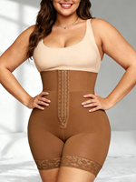 Langqin En gros Shorty gainant amincissant pour femme, post-chirurgical, rehausseur de fesses et contrôle du ventre